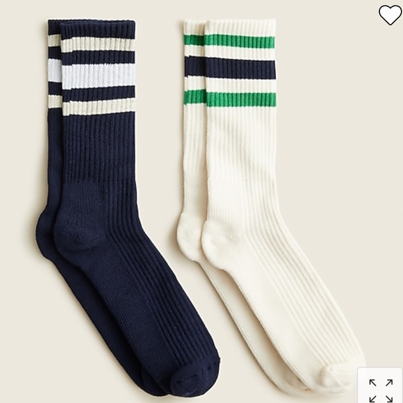 J. Crew Accessories J Crew Tube Socks Set Of 2 Poshmark